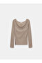 32570 100% Wool Degaje Collar Top-Mink M. - 5