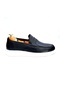 Genuine Leather Men's Loafer – Laceless, White Sole, Casual & Classic - 2