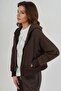 Relaxed Fit Hooded Zipper Hoodie - 4