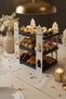 Islamic Tableware Serving Stand - Wood Metal Table Decoration - 4