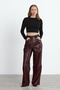 Black Kael Crop Blouse - 6