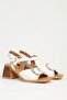 White Women's Heeled Shoes Pc-54634 - 3
