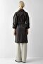 Bdart Lace-Up Faux Leather Trench Coat - 4