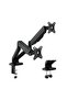 Pivot Core Dual Monitor Arm - Black