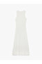 Women's Maxi Lace Dress - 4