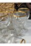 Kısa Gold 6-Piece Coffee Water Glass Set - 5