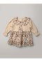 Baby Girl Rose Jacquard Linen Dress - 3