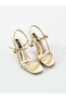 Li̇na Gold Heeled Women's Shoes - 2