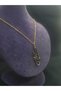 Trumpet Model Steel Necklace Antique Oxide Copper Color Pendant and Gold Yellow Color Chain Music Necklace - 7