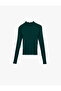 High Collar Long Sleeve Knitwear Sweater - 3