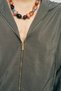 Women's Comfort Hooded Zippered Crop Jacket with Elastic Waist - 2