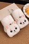 Plush Dog Figured Gloves