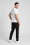 Men's Regular/Relaxed Fit Wide Leg Sweatpants with Side Ribbing - 4