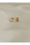 Women's Tarnish-Resistant Xuping Heart-Shaped Stone-Studded Daily Wear Nail Model Earrings - 3
