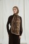 Amber Kraş Shawl - Mocha - 2