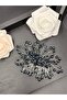 Fully Handmade Stylish And Elegant Wedding And Engagement Bridal Crown And Hair Accessory - 4