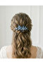 Bridal Hair Comb with Dense Pearls and Crystal Stones – Handmade Hair Accessory – Wedding & Engagement - 2