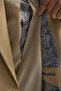 Savue Men's Light Camel Cotton Blended Lycra Stretch Fabric Sports Blazer Jacket - 2