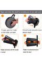 Portable Telescopic folding Camping Stool. Adjustable Height Lightweight - 5