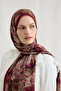 Monaco Kraş Shawl - Burgundy Beige - 5