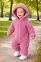 Winter Sweet Winter Sweet Baby Girl Plush Jumpsuit Hooded Zipper Soft Fleece Jumpsuit Winter
