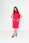 Dress with a connected robe cut - 3