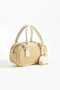 Women's Straw Hand and Shoulder Bag Cream - 3