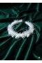 White Feather Maternity Crown, Wedding After-Henna Organization Evening Dress Special Occasion Hair Accessory Crown - 7