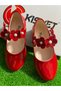 Children's Ballet Shoes Red - 2