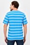 Men Crew Neck Stripe Short Sleeve T-Shirt, Multicolor - 3