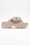 Women's Cross-Accessory Slippers Pudra - 2