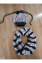 Stylish, Fully Hand-Knitted, Soft, Winter, Neck Collar and Hat Style Beanie - 2