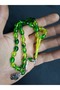 Yellow Green Toned Powder Amber Quality Stylish 33-Piece Prayer Beads - 2
