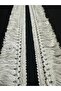 Off-White Curtain Edge Carpet Mat Edge Tassel Strip 1 Meter - 2