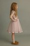 Girls' Formal Dress Pink Color Tulle Sequin-Embroidered Elegant Dress - 2