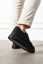 Lynor Men's Black Lace-Up Flat Sole Sneaker Shoes - 4