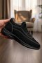 Enoch Genuine Suede Leather Stitched Men's Sneaker Orthopedic Sole