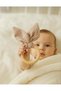 Natural Wooden Baby Teether with Muslin Detail – Oeko-Tex Organic Certified Fabric, Bpa-Free - 3