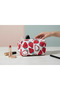 Soft Textured Strawberry Figured Personal Care and Organizer Bag - 2