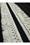 Off-White Curtain Edge Carpet Mat Edge Tassel Strip 1 Meter