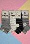 Women's Mixed Patterned Booties Socks 12-Pack - 3
