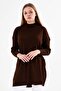 Women's Half Fisherman Soft Textured Knitwear Tunic - 4