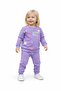 Girl's Tracksuit Set Two-Thread Cotton Sweatshirt Bottom Casual Combination for Ages 1-2-3-4 - 4