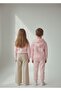 Unisex Kids Dusty Pink Zippered Hooded Sweatshirt Comfortable Basic Cardigan for School-Daily Wear 3-10 Years Old - 4