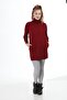 Women's Degaje Collar Pocketed Soft Textured Knitwear Tunic - 4