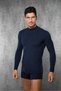Men's Modal Turtleneck Long Sleeve T Shirt
