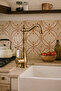 Rustic Matte Gold Kitchen Sink Faucet Authentic Ottoman Brass Body Vintage Design Matte Gold - 3