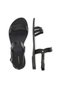 sandale damă negre E6720-101 - 4
