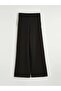 Black Soft Touch Women's Sweatpants with Elastic Waist (S6) - 5