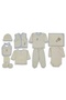 Panda Boy Striped Embroidered Newborn Baby Boy 10 Piece Hospital Discharge Bodysuit Set Baby Outfit - 2